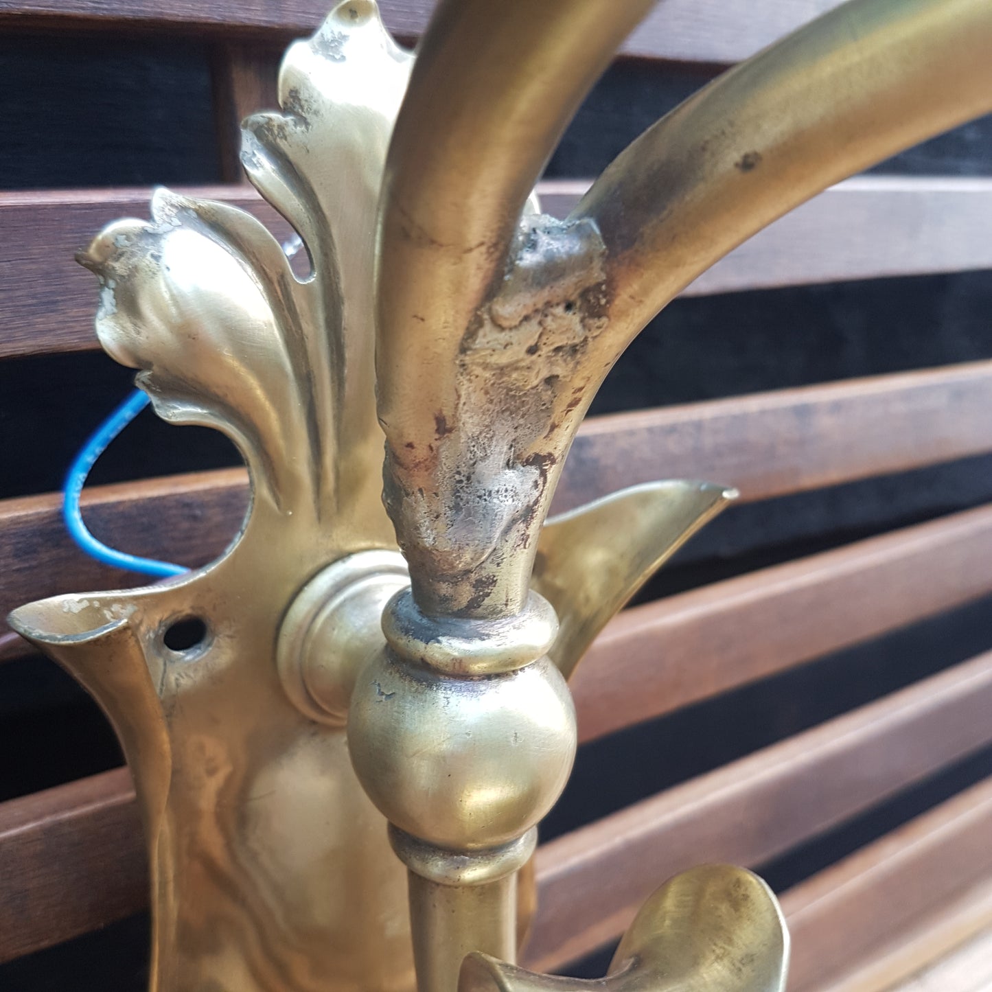 Edwardian Antique Wall Lights with Opaline Shades