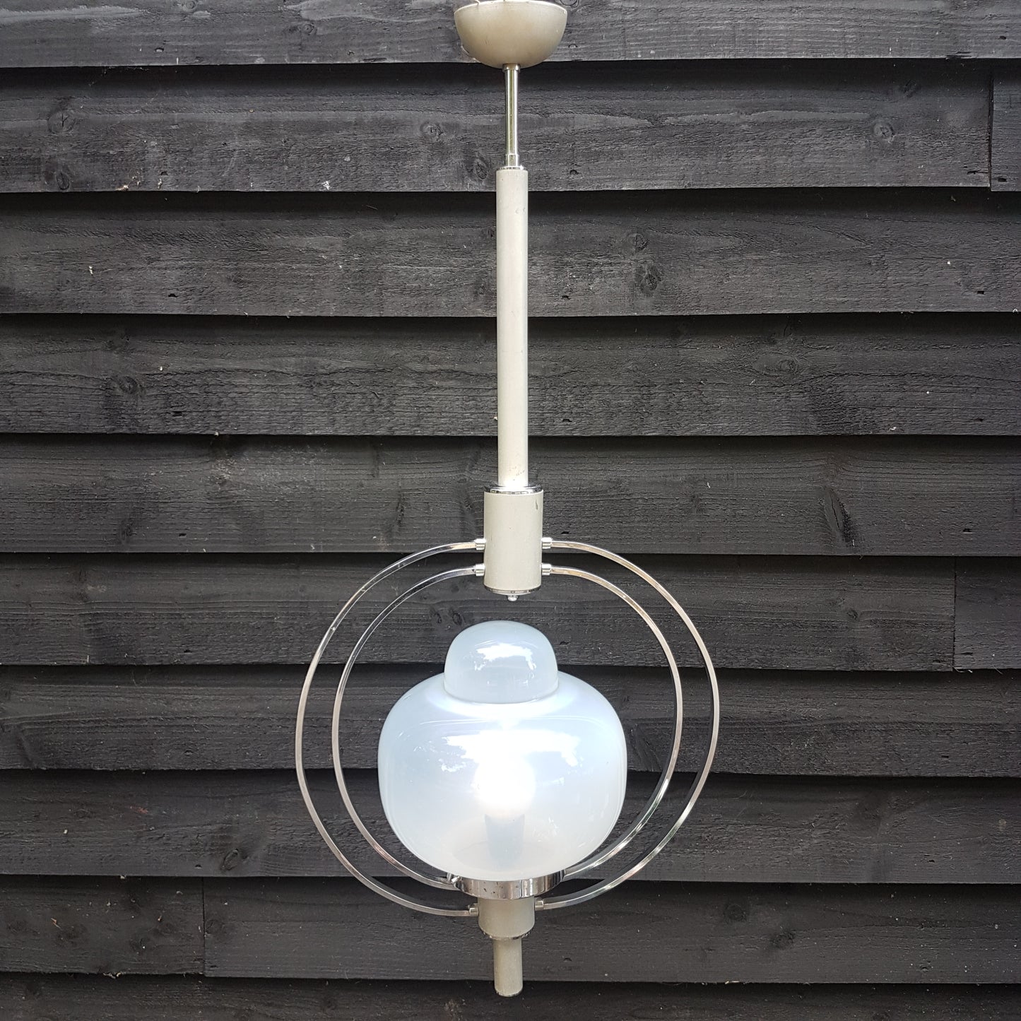 1960's Mazegga Murano Pendant Ceiling Light