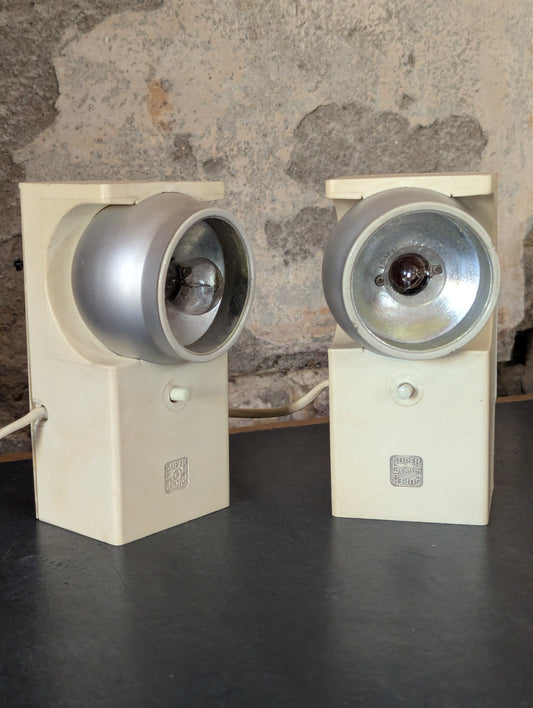 Pair of Table Lamps Robert Heritage for Rotaflex "Superjet" Reading Lights