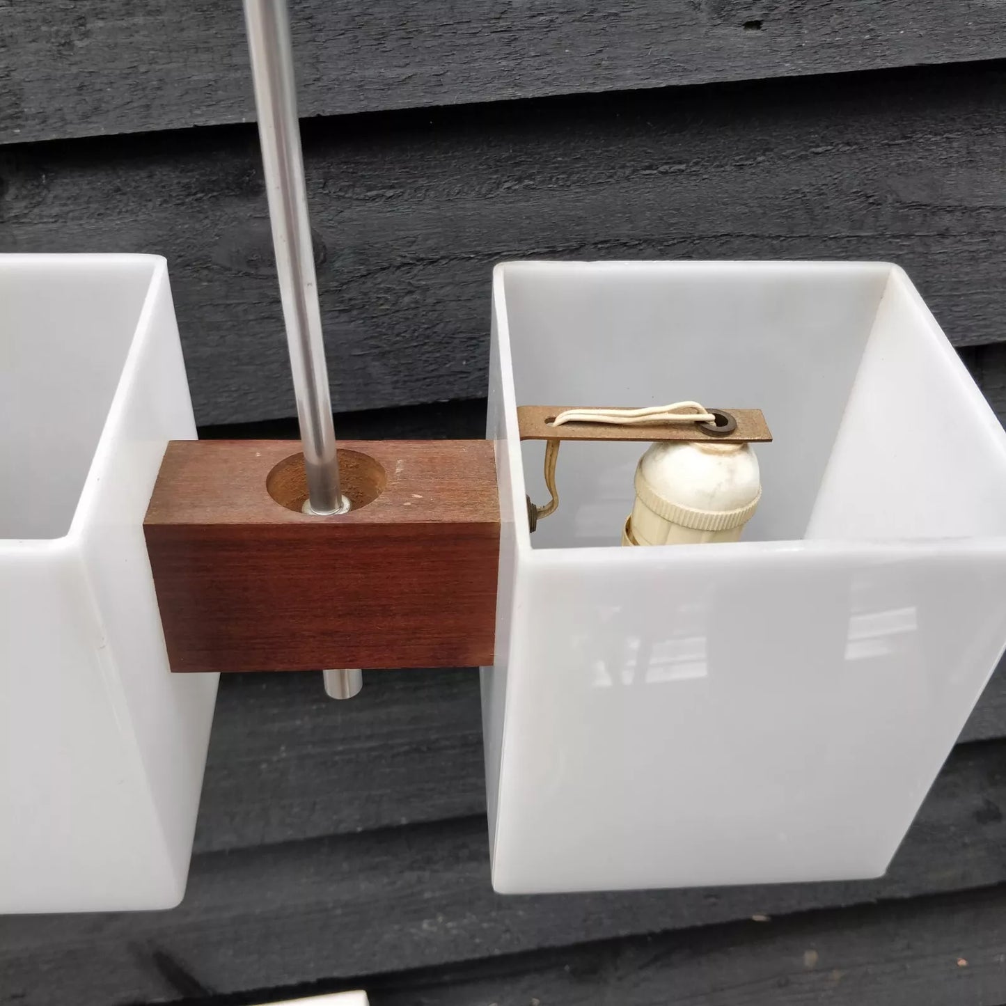 1970's Danish Triple Ceiling Pendant Light