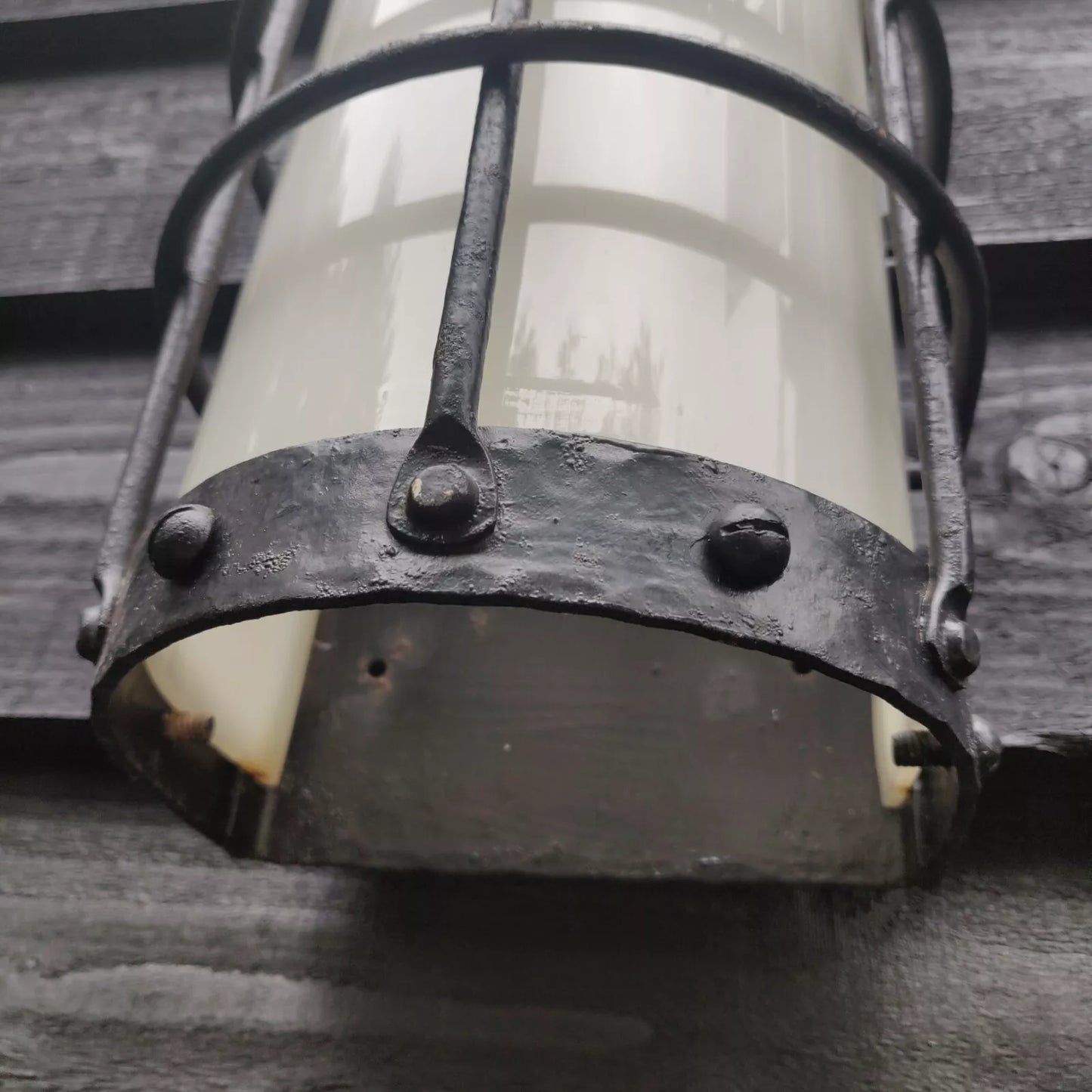 Mid 20th Century Bulkhead Dungeon Wall Lights.