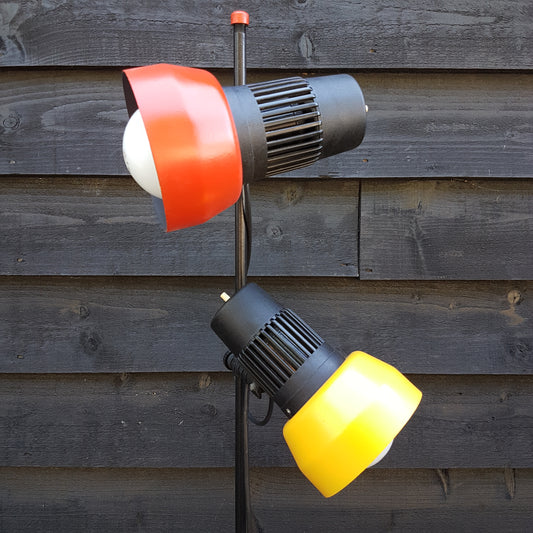 Lyskaer 1980's Danish Double Spot Floor Lamp