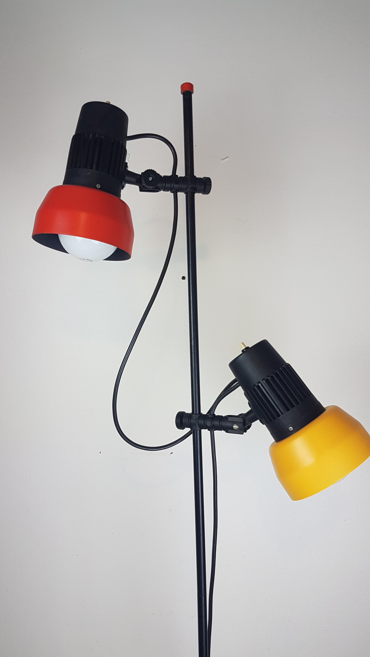 Lyskaer 1980's Danish Double Spot Floor Lamp