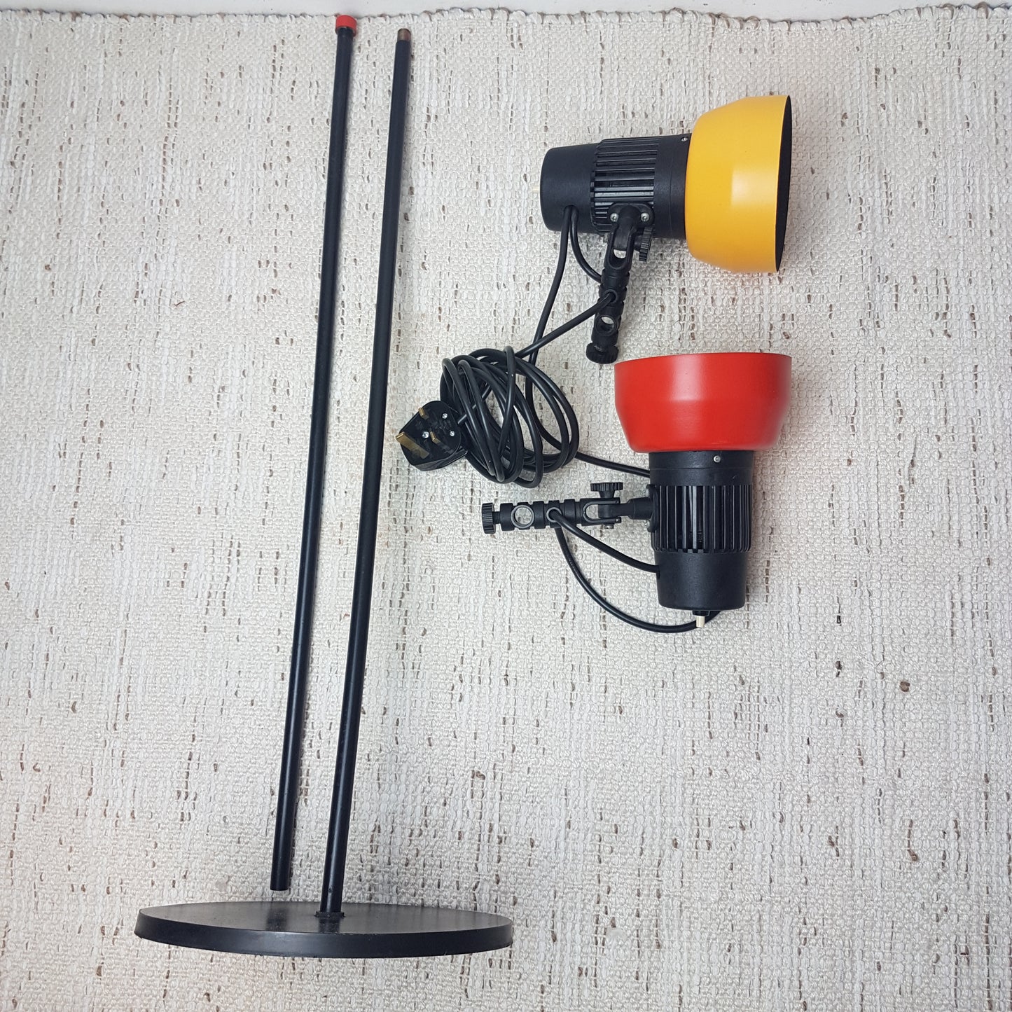 Lyskaer 1980's Danish Double Spot Floor Lamp