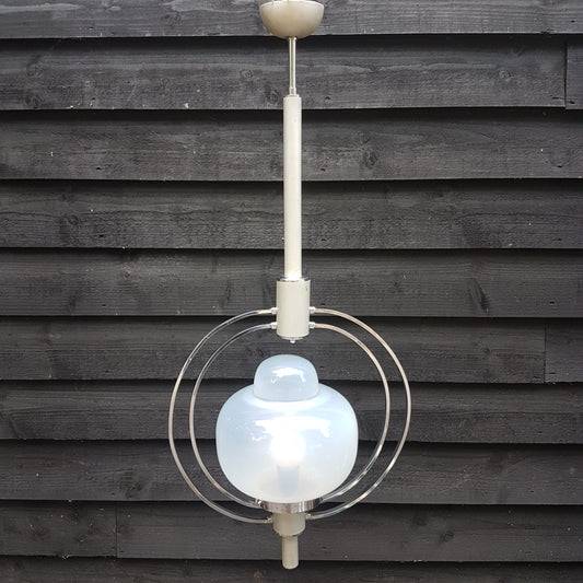 1960's Mazegga Murano Pendant Ceiling Light