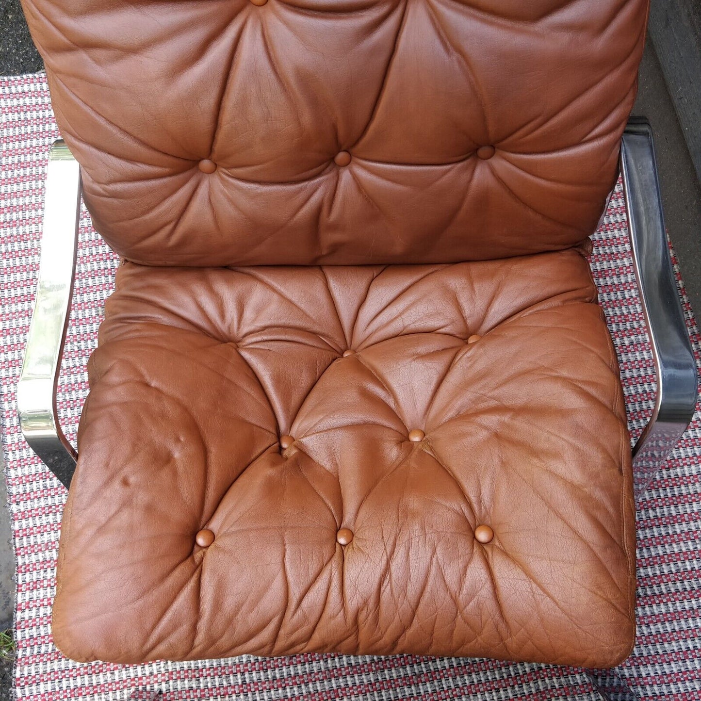 1970's Erling Revheim "Relax" Norwegian Armchair & Ottoman