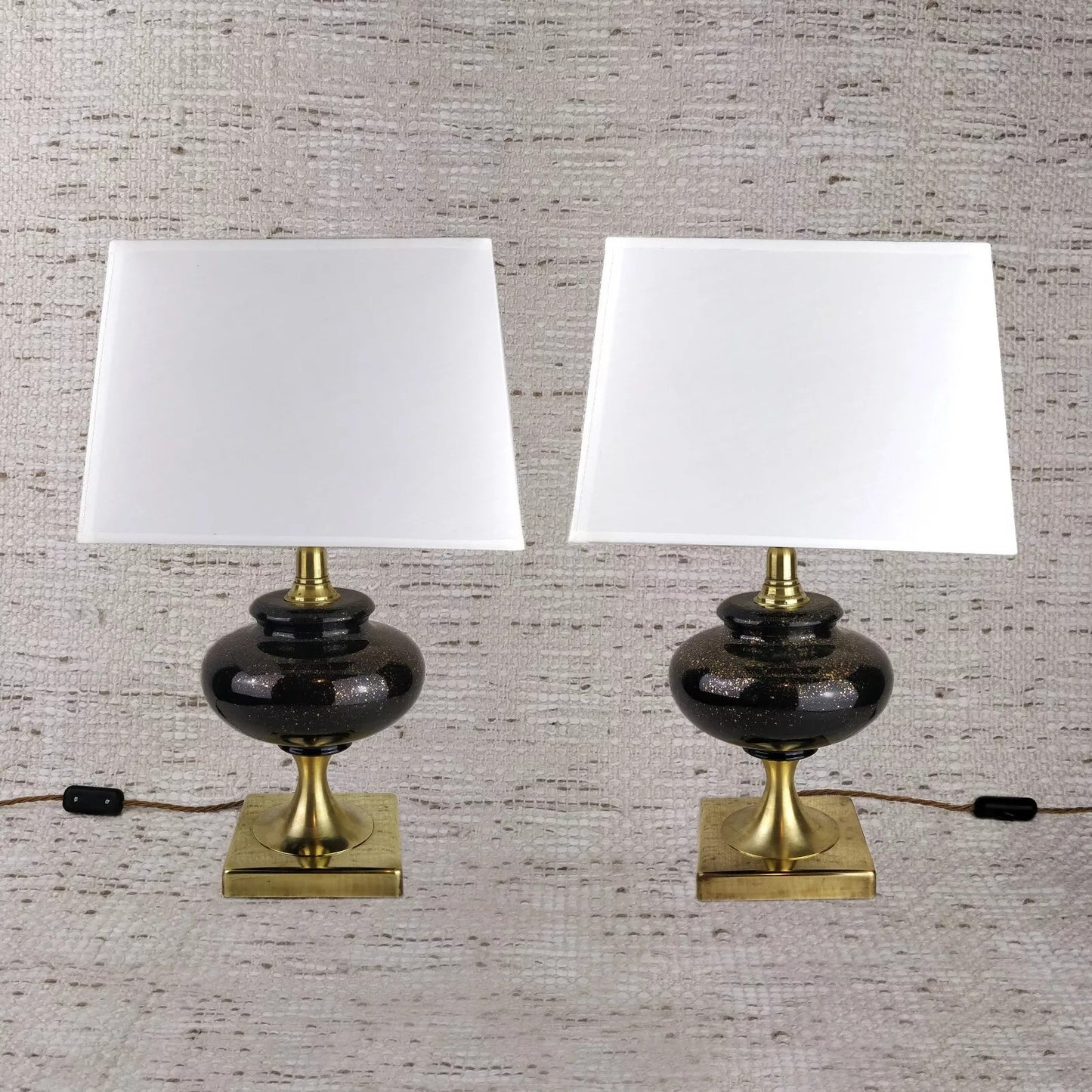 Pair of Maison Le Dauphin 20th Century French Table Lamps