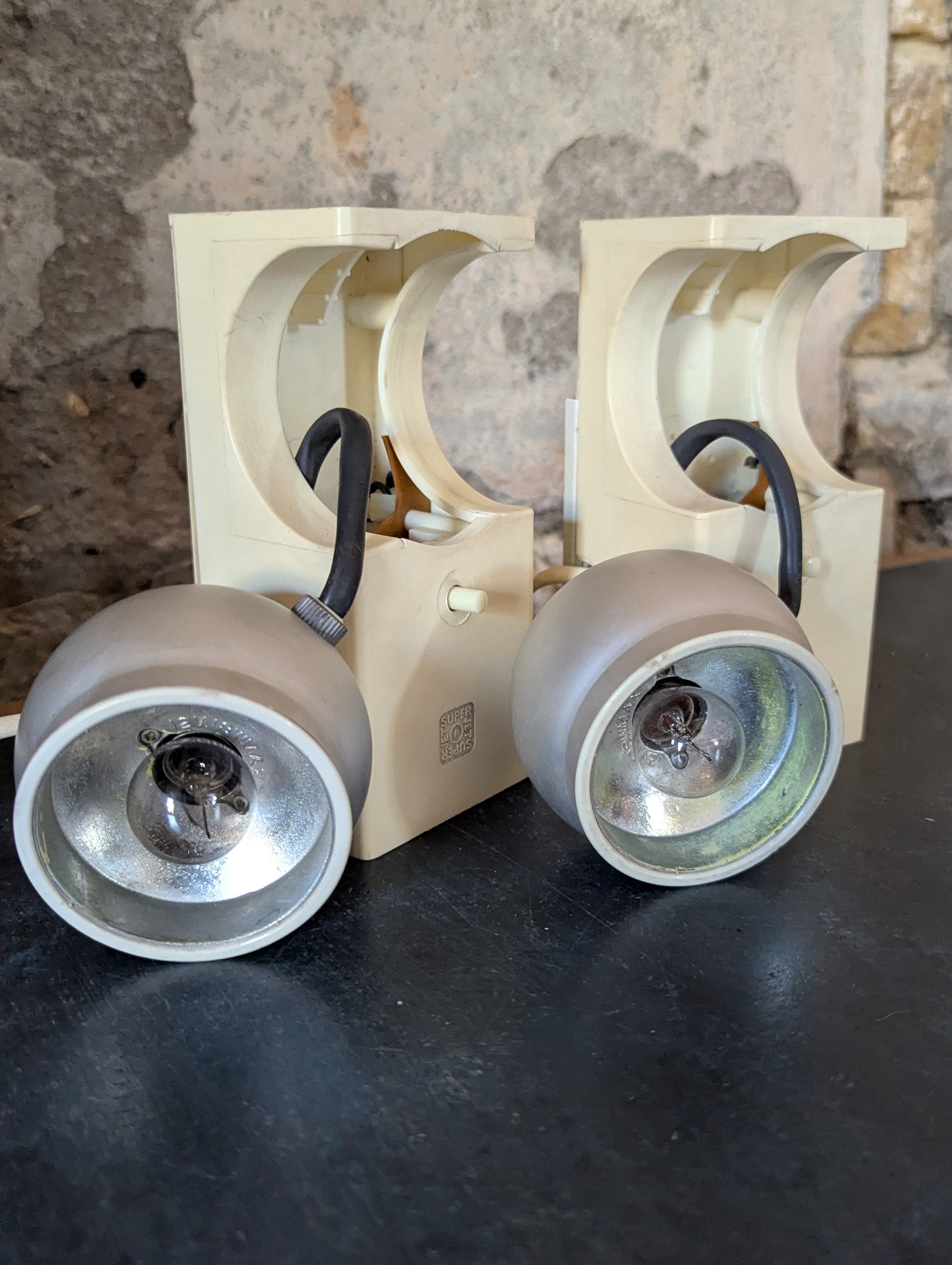 Pair of Table Lamps Robert Heritage for Rotaflex "Superjet" Reading Lights