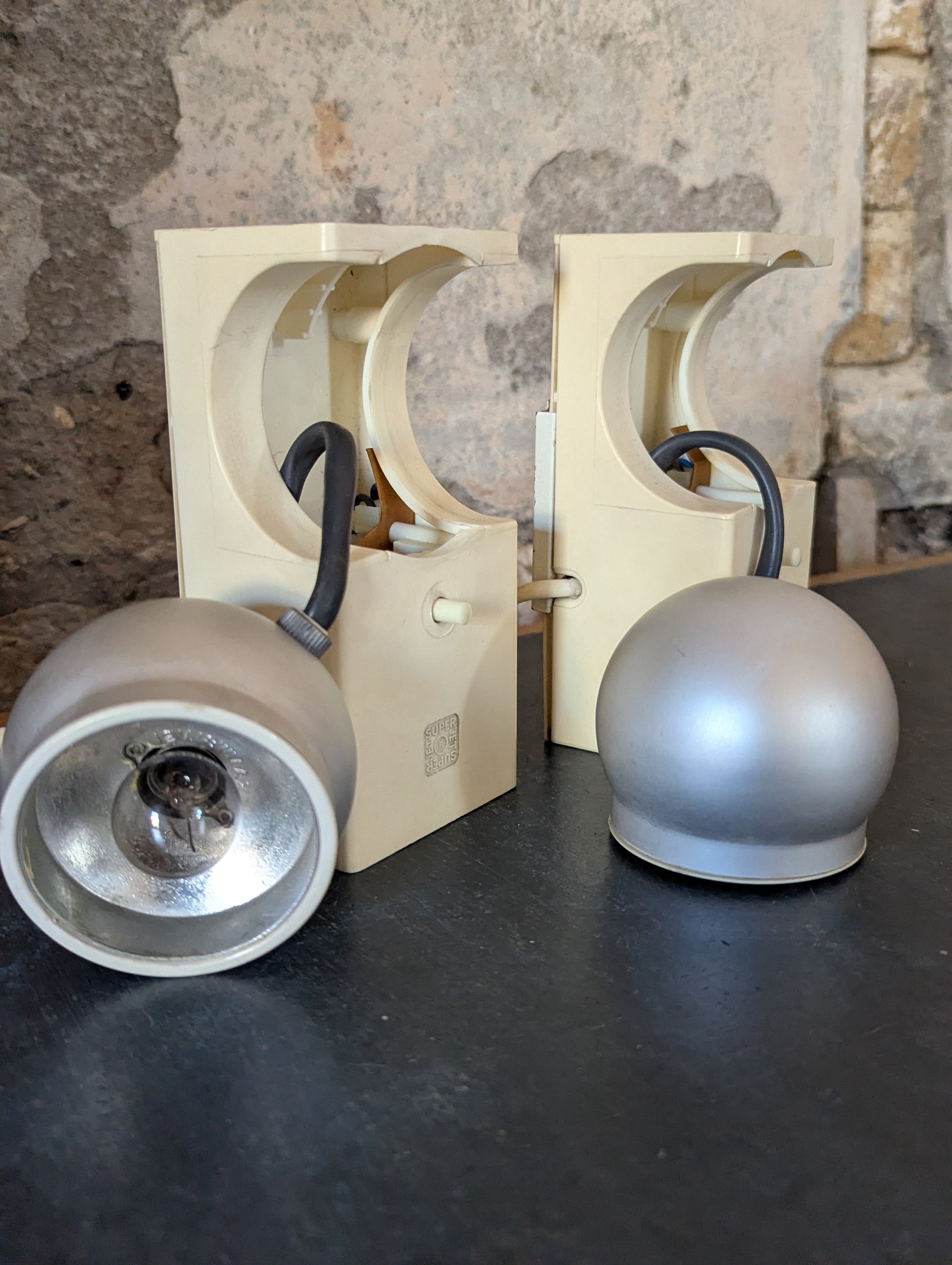 Pair of Table Lamps Robert Heritage for Rotaflex "Superjet" Reading Lights