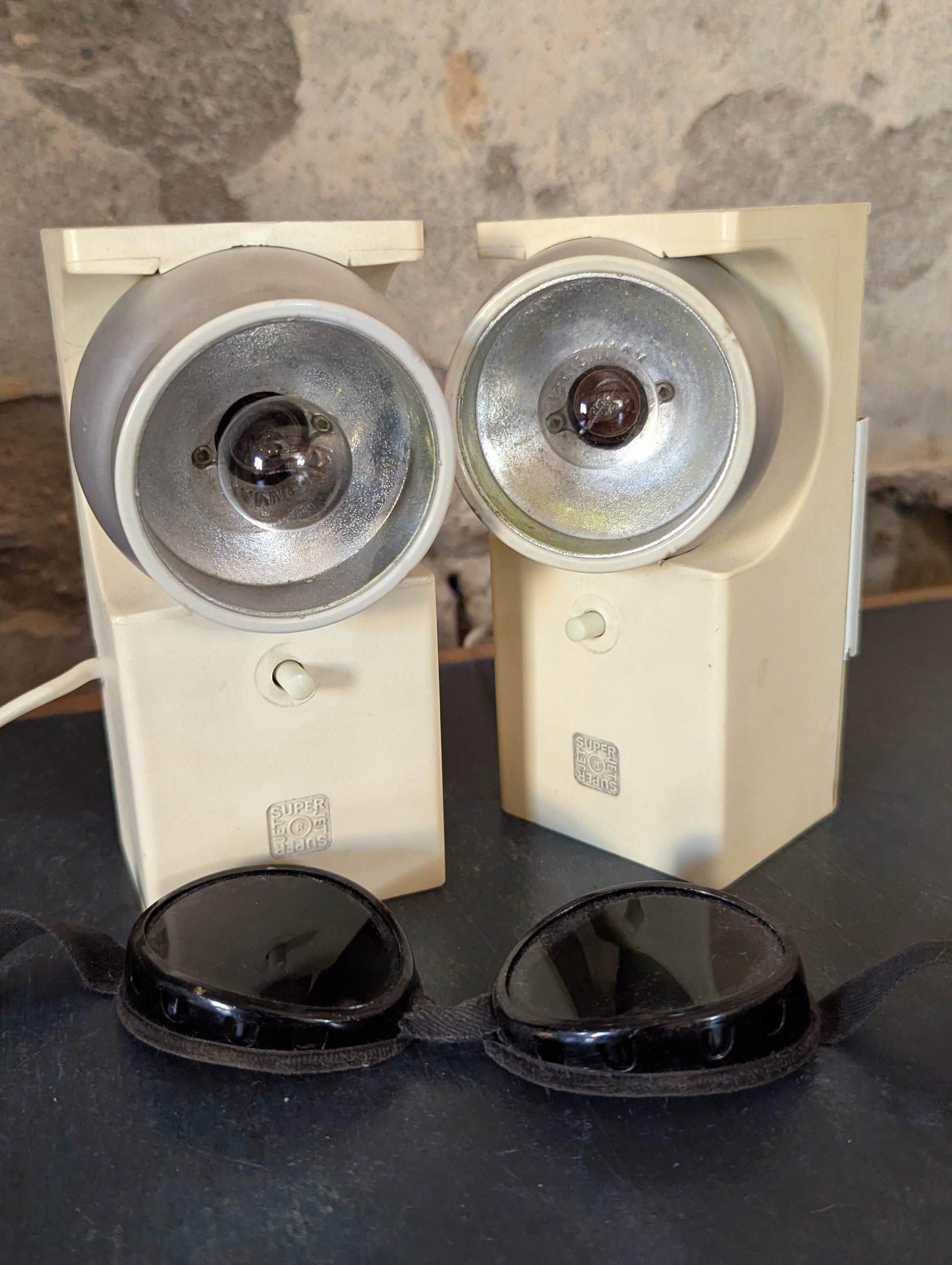 Pair of Table Lamps Robert Heritage for Rotaflex "Superjet" Reading Lights