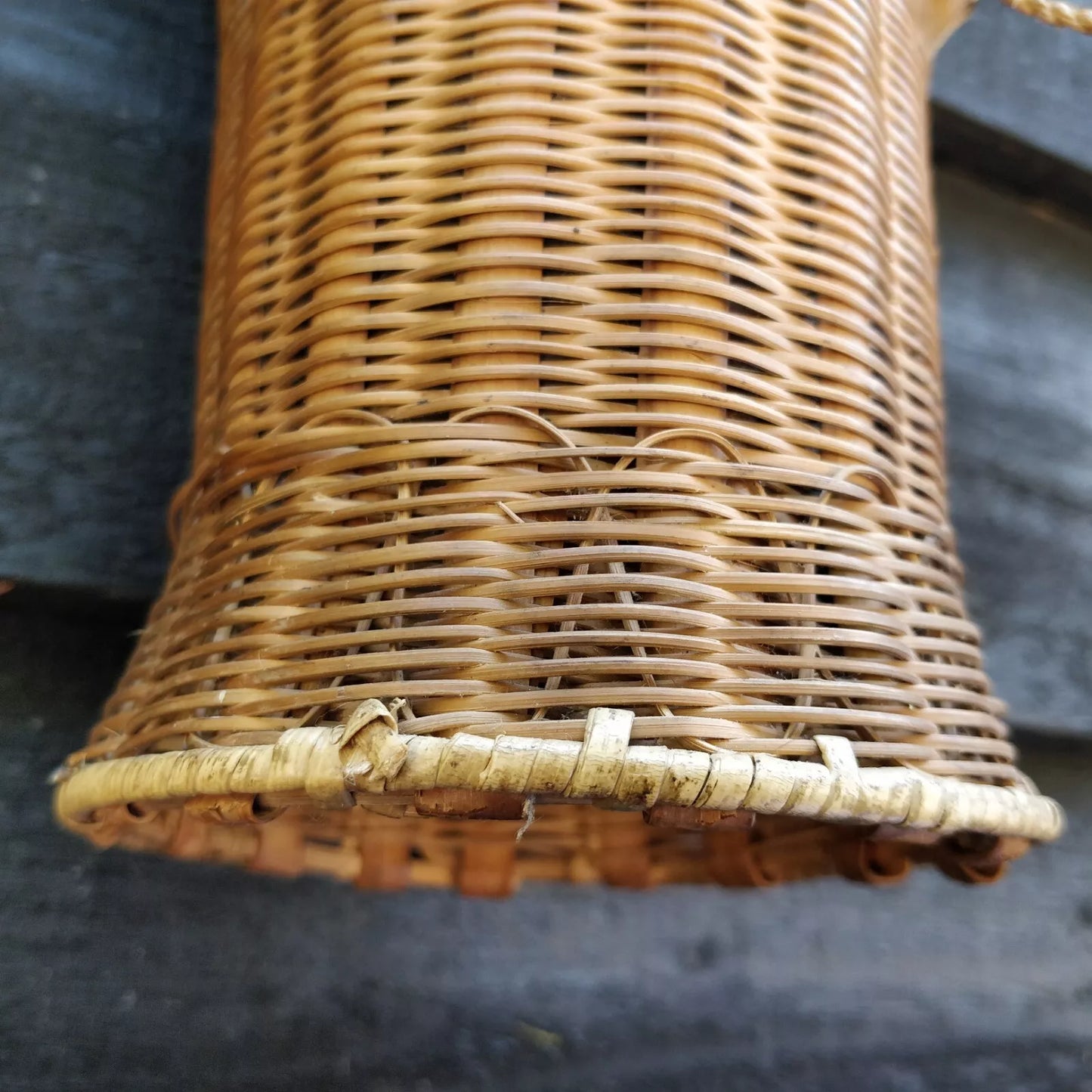 Borneo Fish / Eel Trap Rattan Ceiling or Wall Light