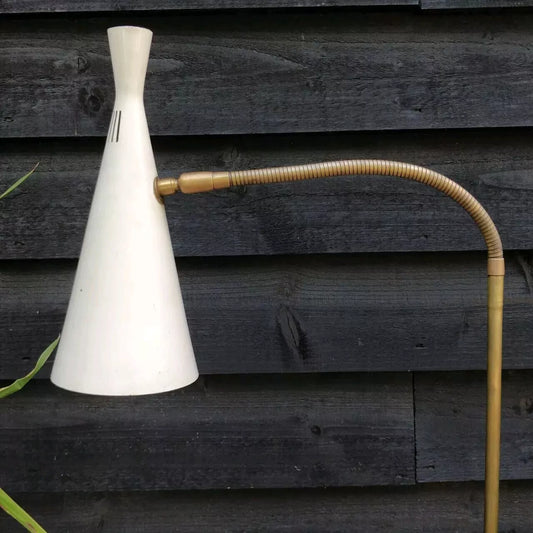 GA Scott For Maclamp 1950's Gooseneck Floor Lamp