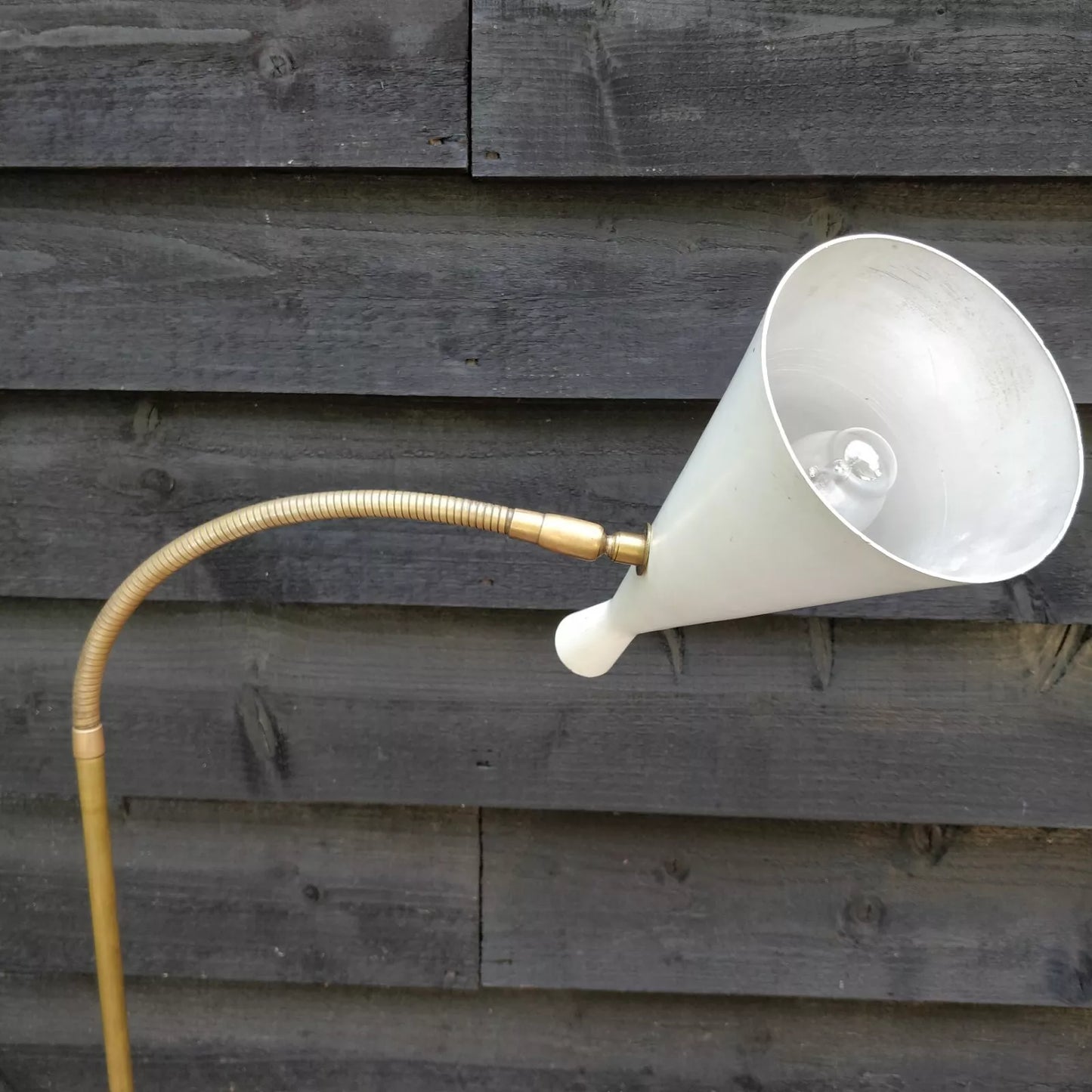 GA Scott For Maclamp 1950's Gooseneck Floor Lamp