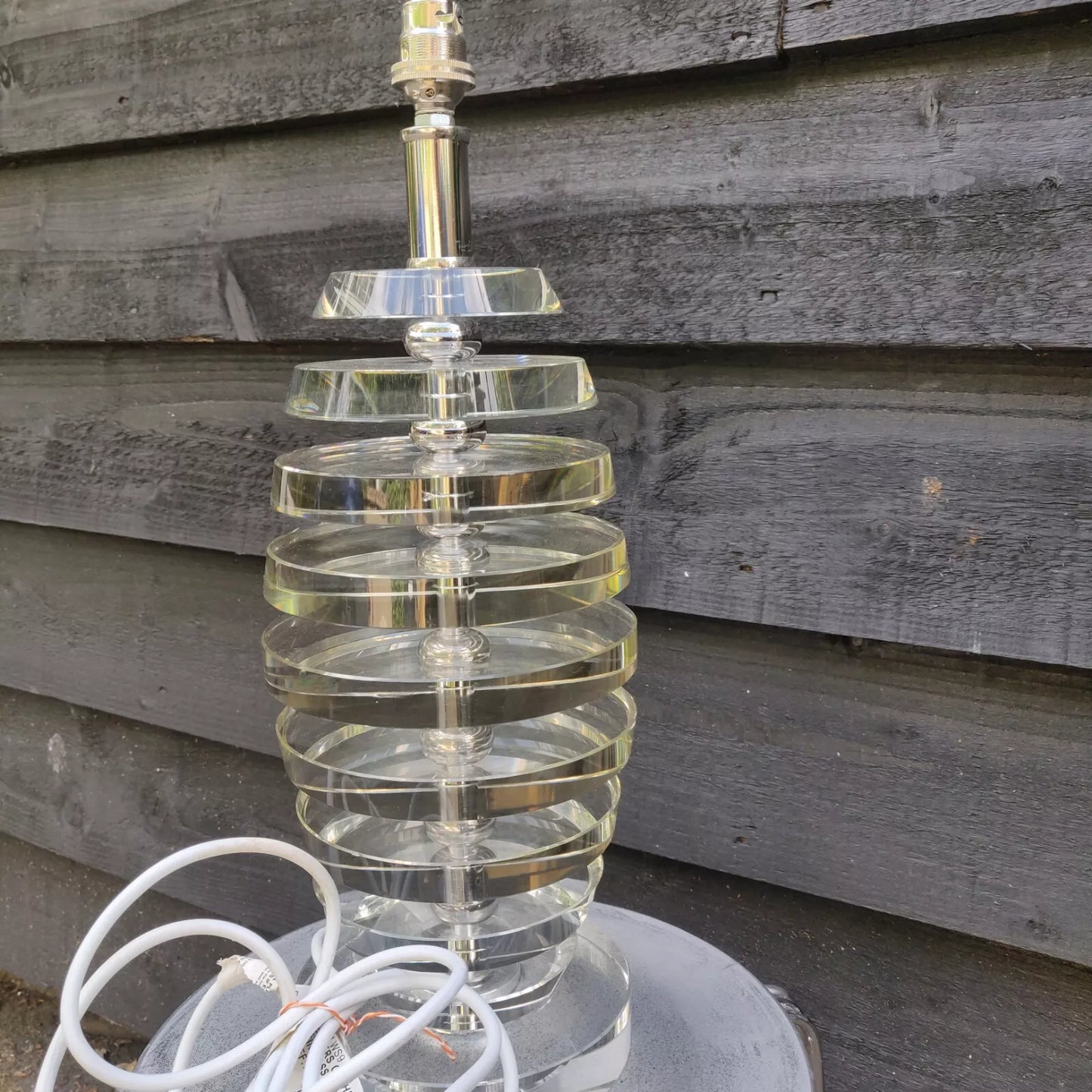 R.V.Astley Stacked Glass Table Lamp