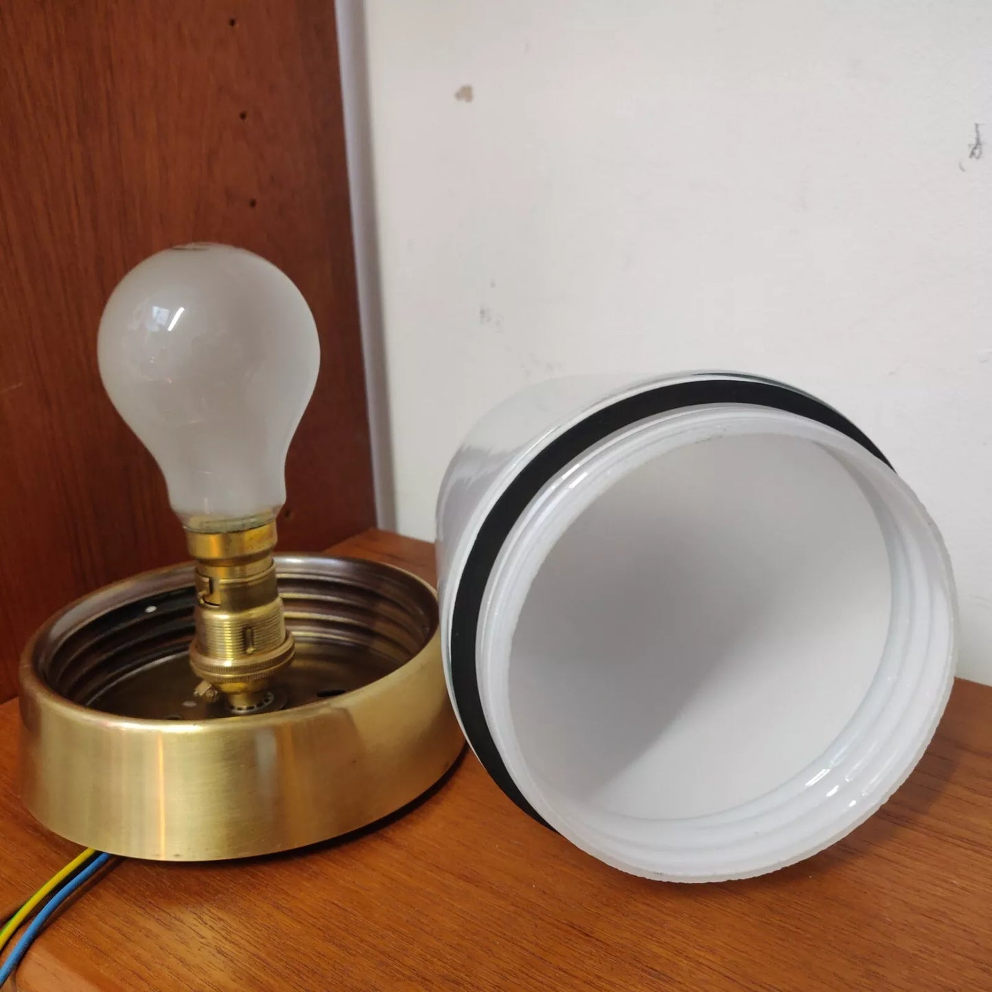 Troughton & Young "Ultralux" 1930's Ceiling / Wall Light Small