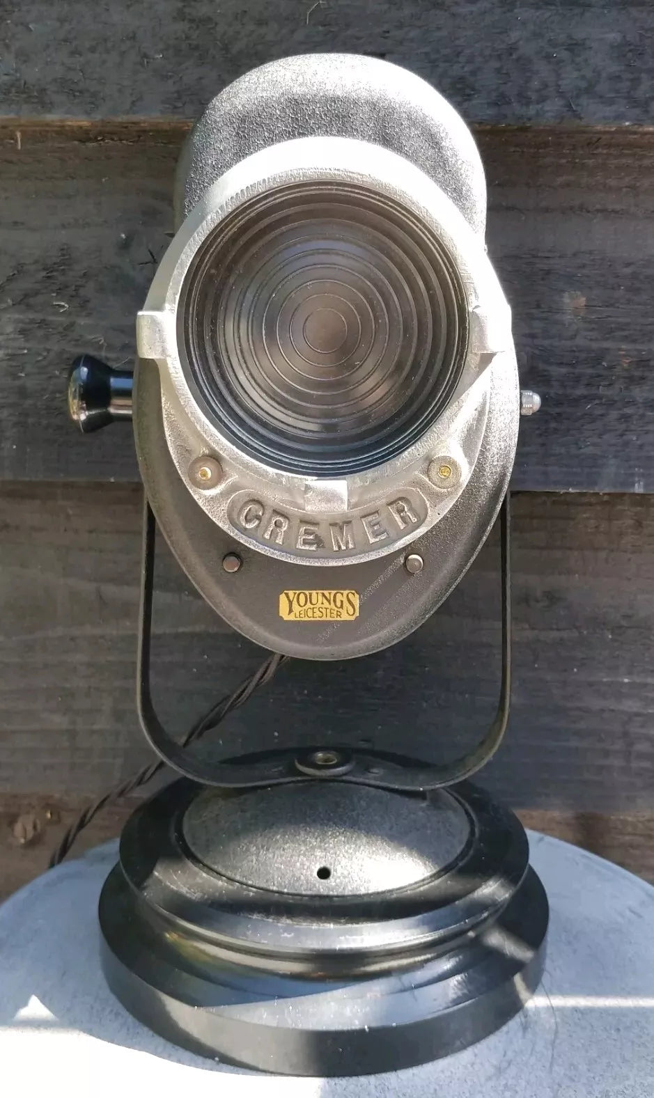 1950's Cremer Theatre Spotlight Table / Wall Lamp