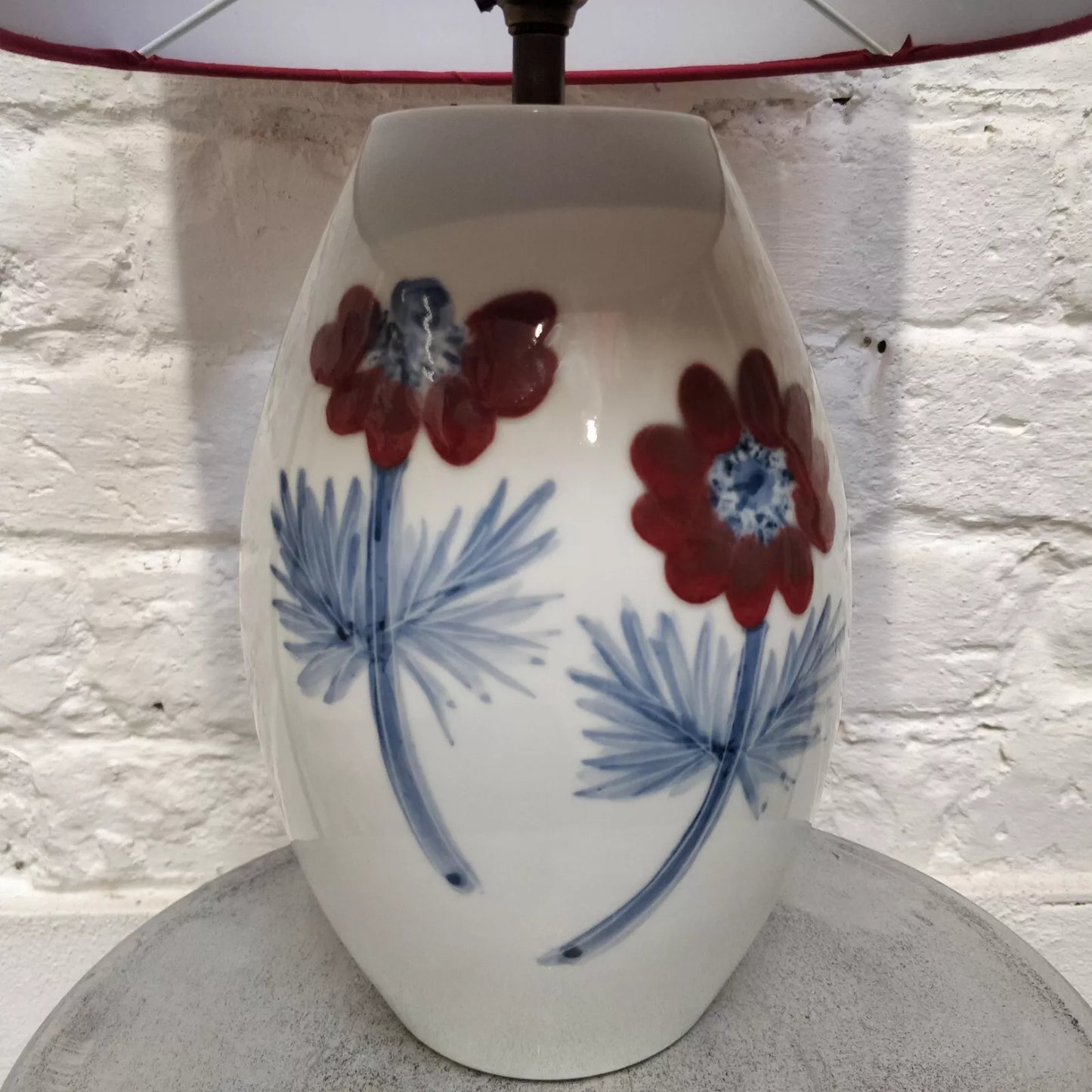 Japanese Studio Pottery Vase Table Lamp