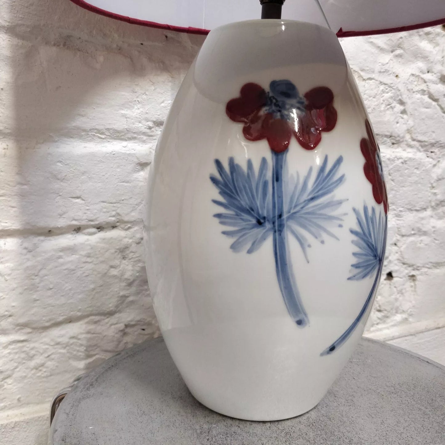 Japanese Studio Pottery Vase Table Lamp