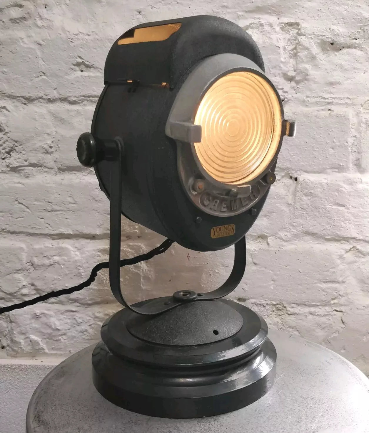 1950's Cremer Theatre Spotlight Table / Wall Lamp