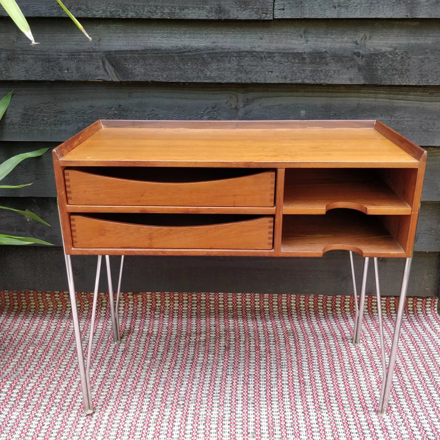 1960's Danish Teak Telephone / Side Table