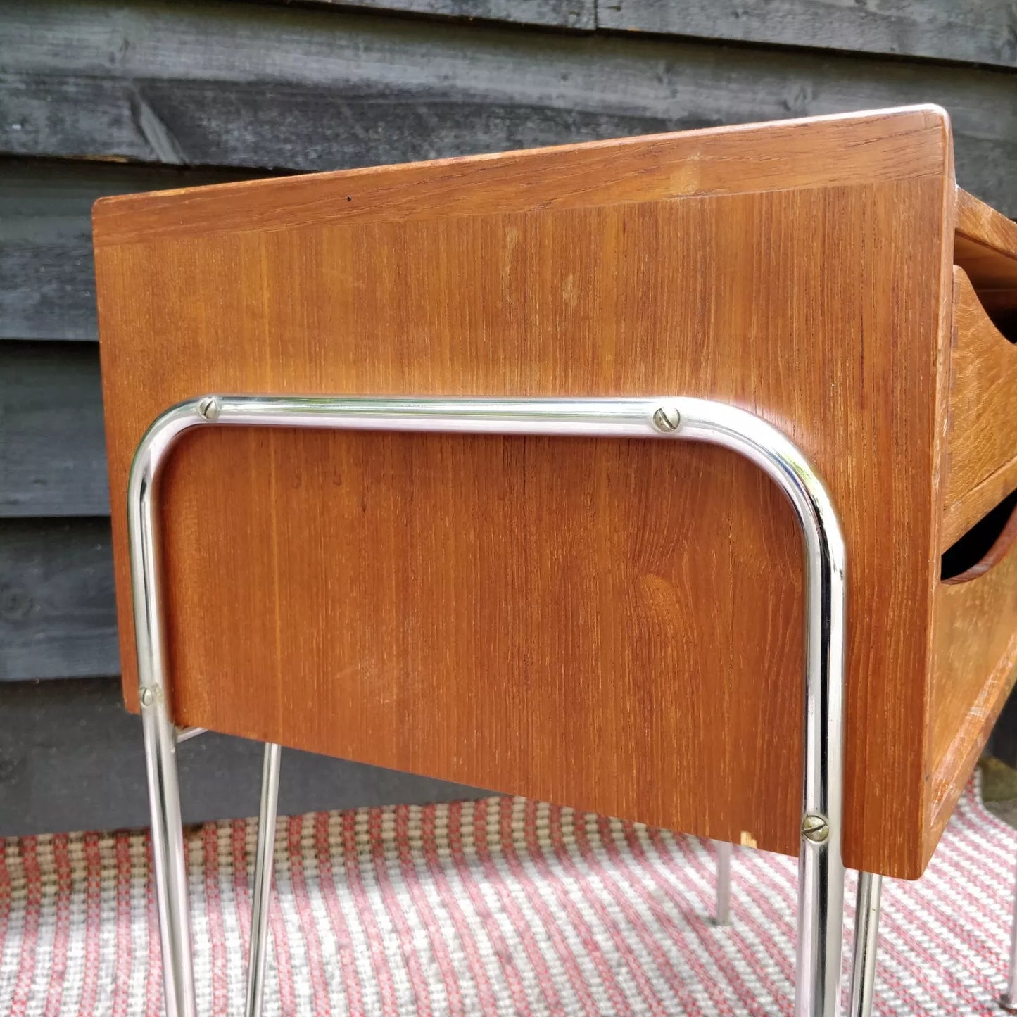 1960's Danish Teak Telephone / Side Table