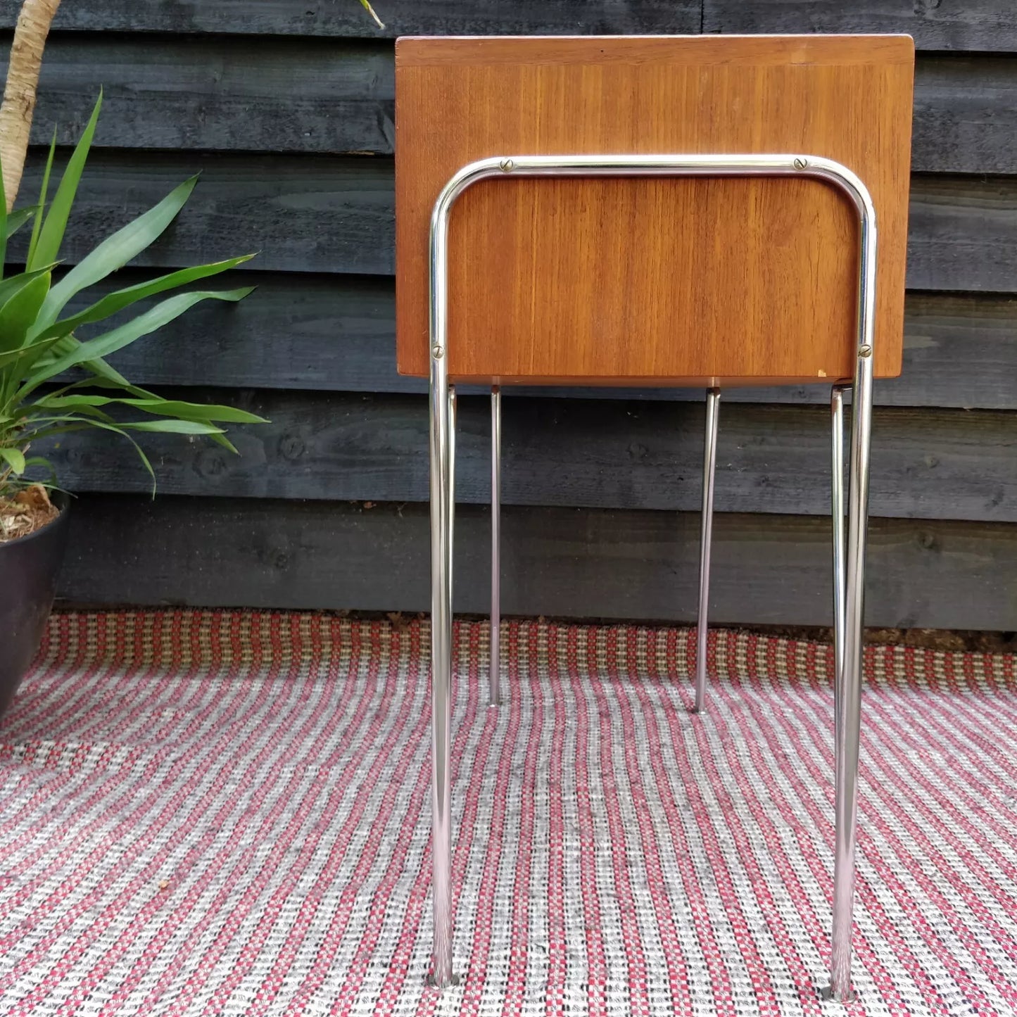 1960's Danish Teak Telephone / Side Table