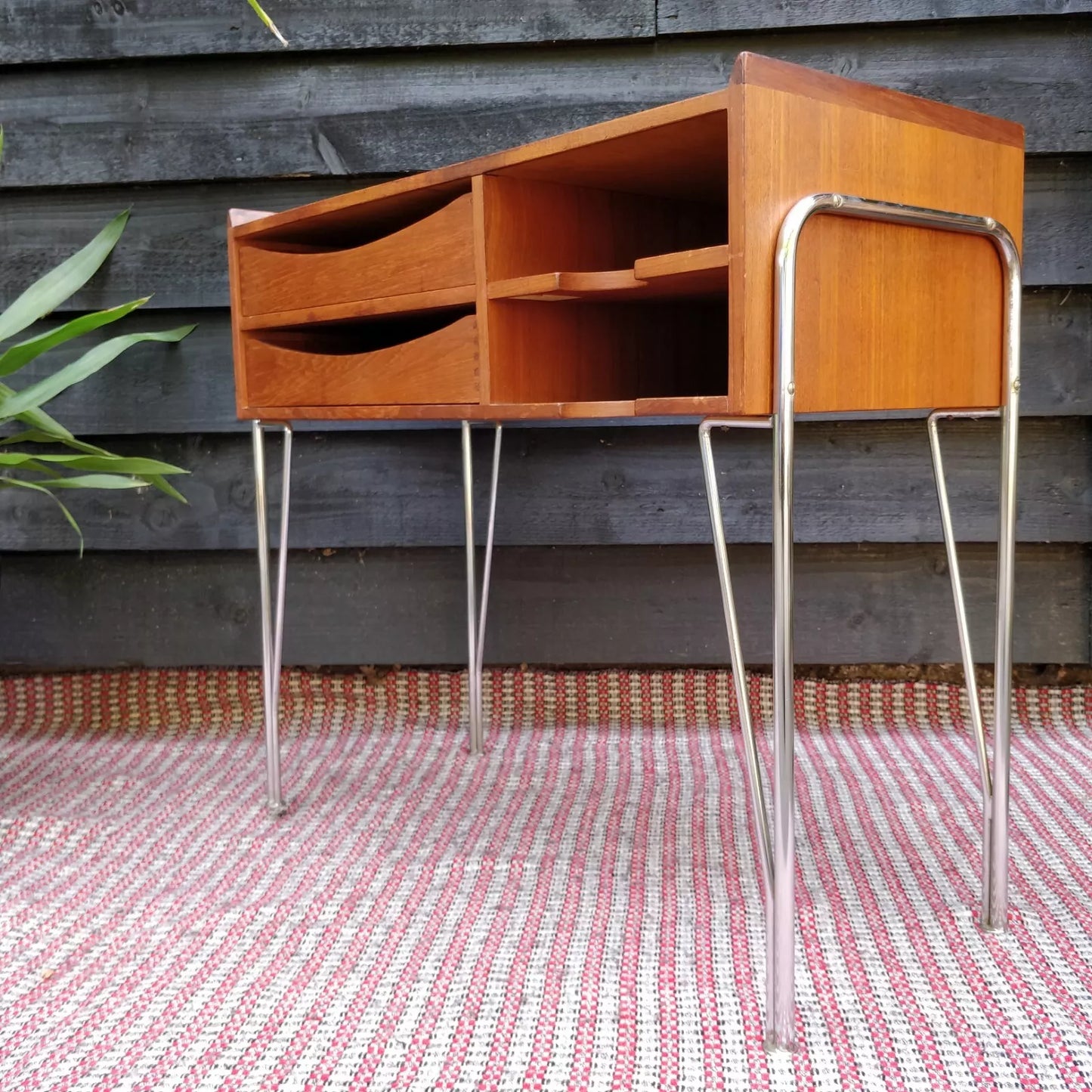 1960's Danish Teak Telephone / Side Table